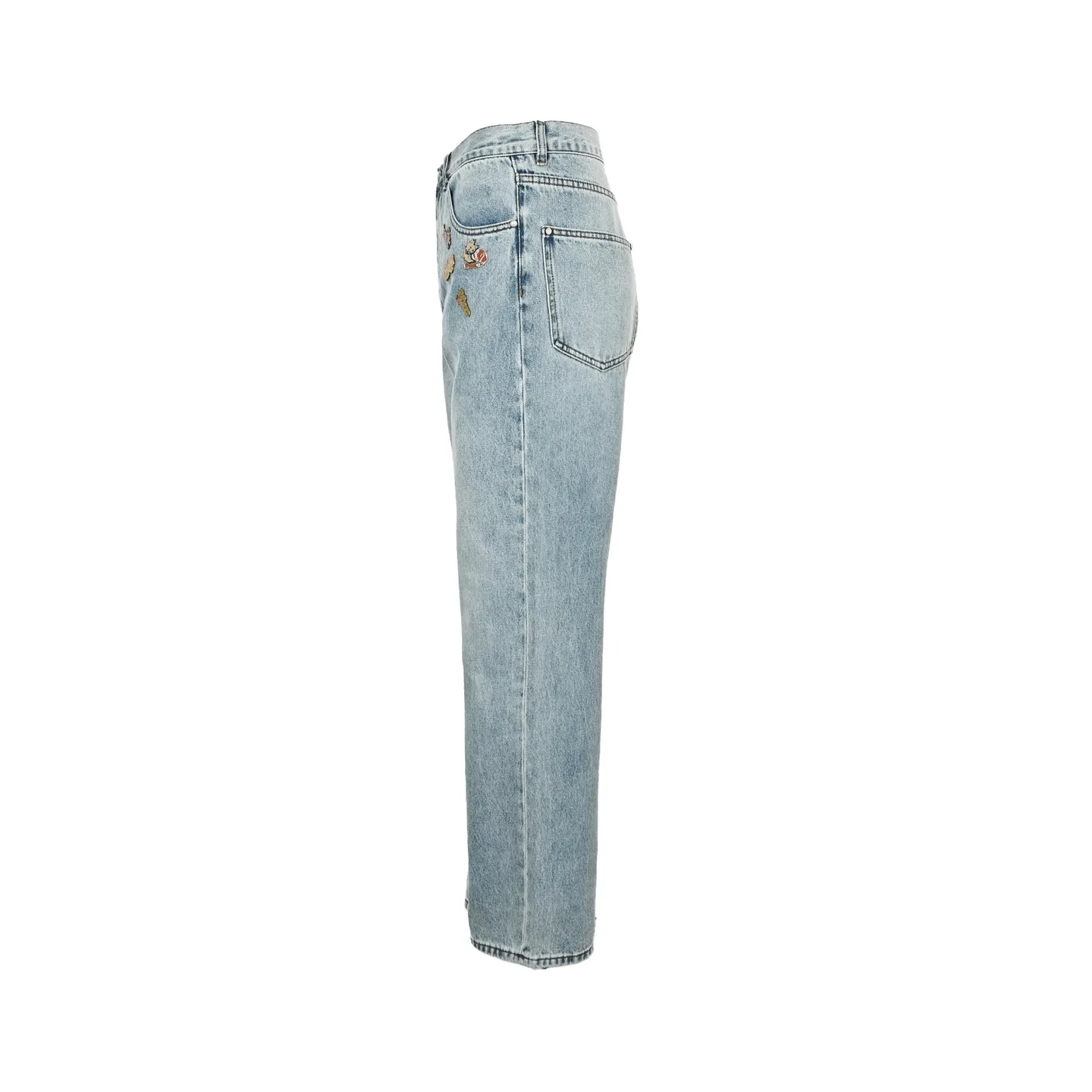Louis Vuitton/Louis Vuitton hardware leather skateboard jeans